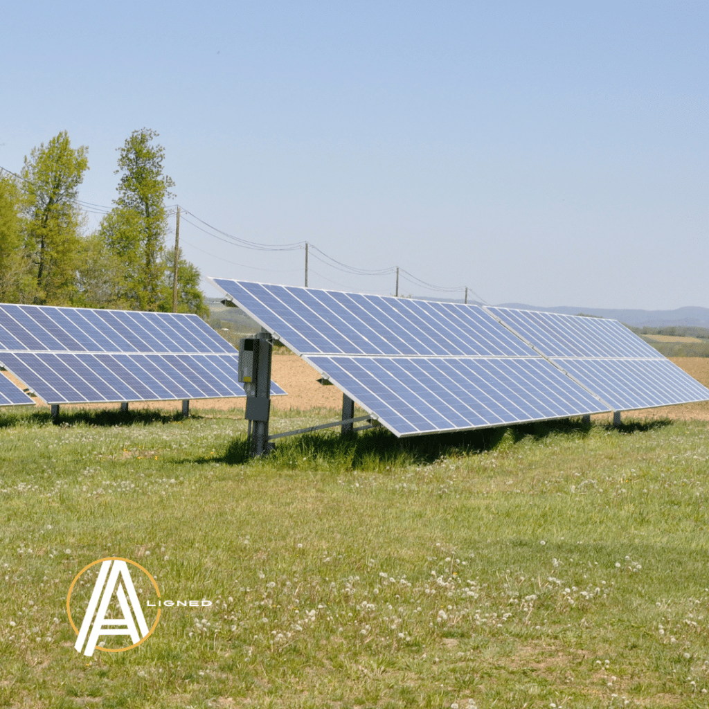 Mounted Solar panels